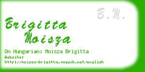 brigitta moisza business card